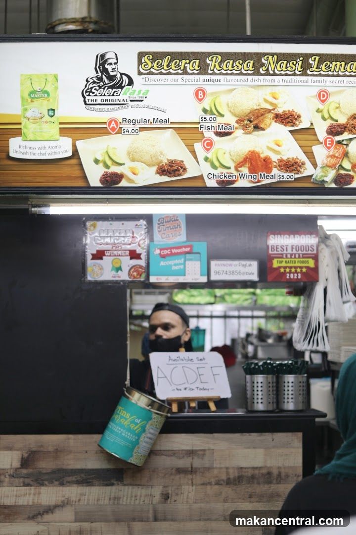 Selera Rasa Nasi Lemak Menu