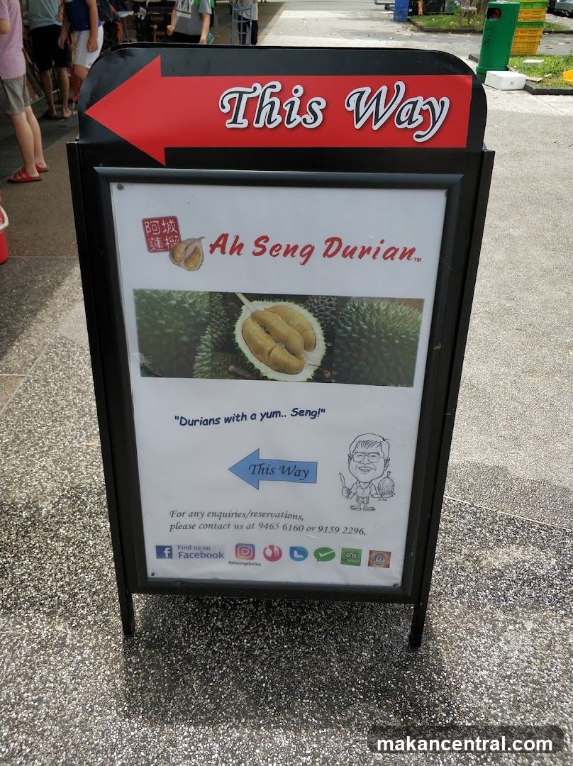 Ah Seng Durian Sign