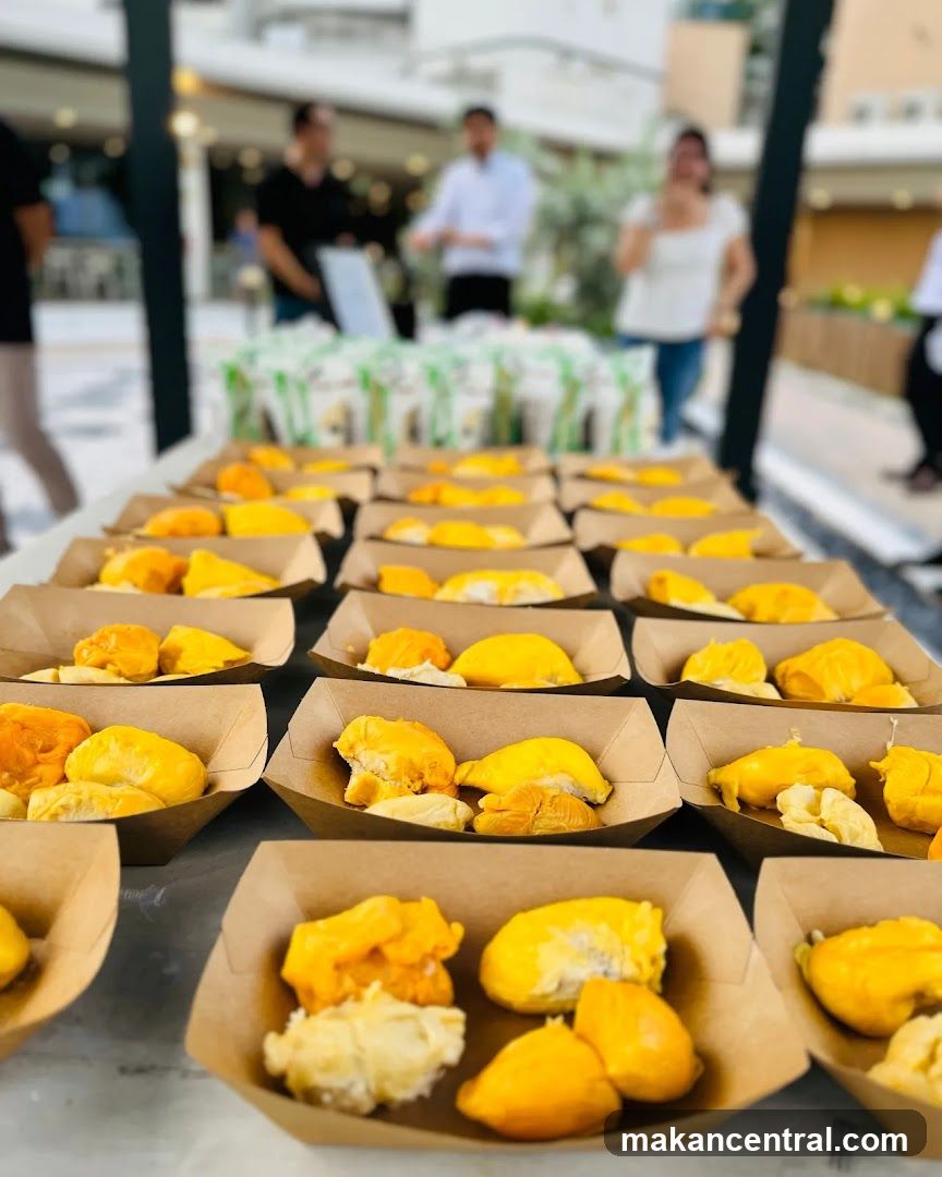Durian Fruit Servings