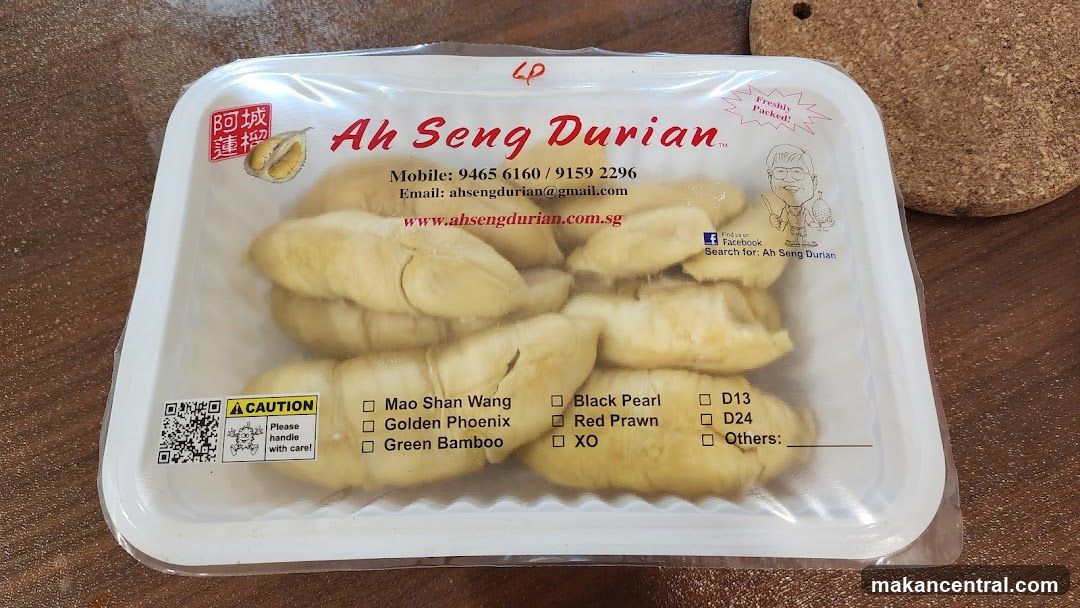 Ah Seng Durian Packaging