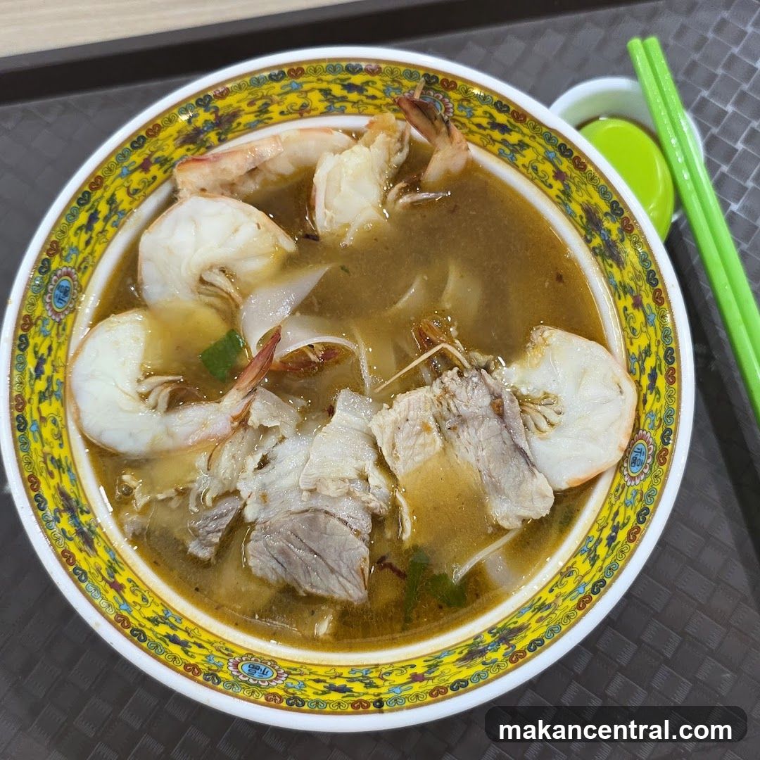 Noodle Soup with Shrimp and Pork