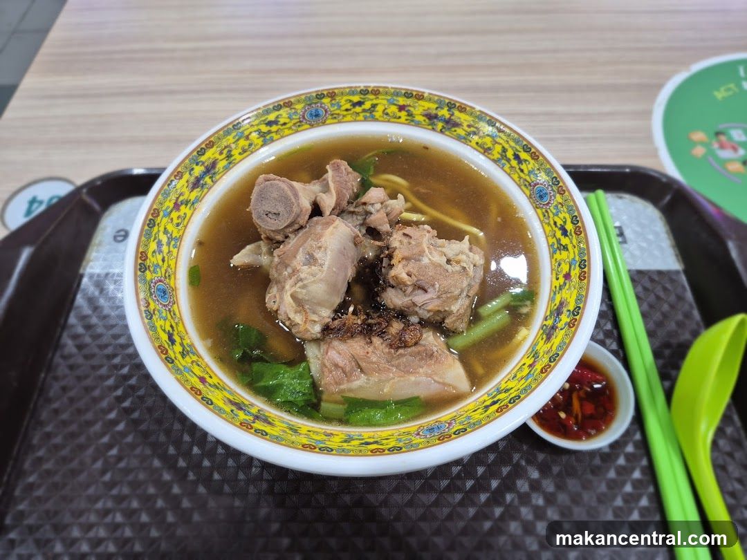 Pork Rib Soup with Noodles