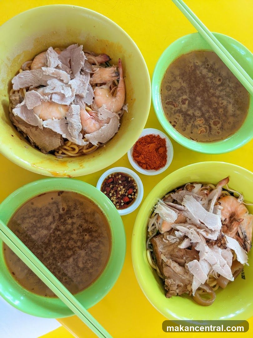 Noodles with Pork and Shrimp