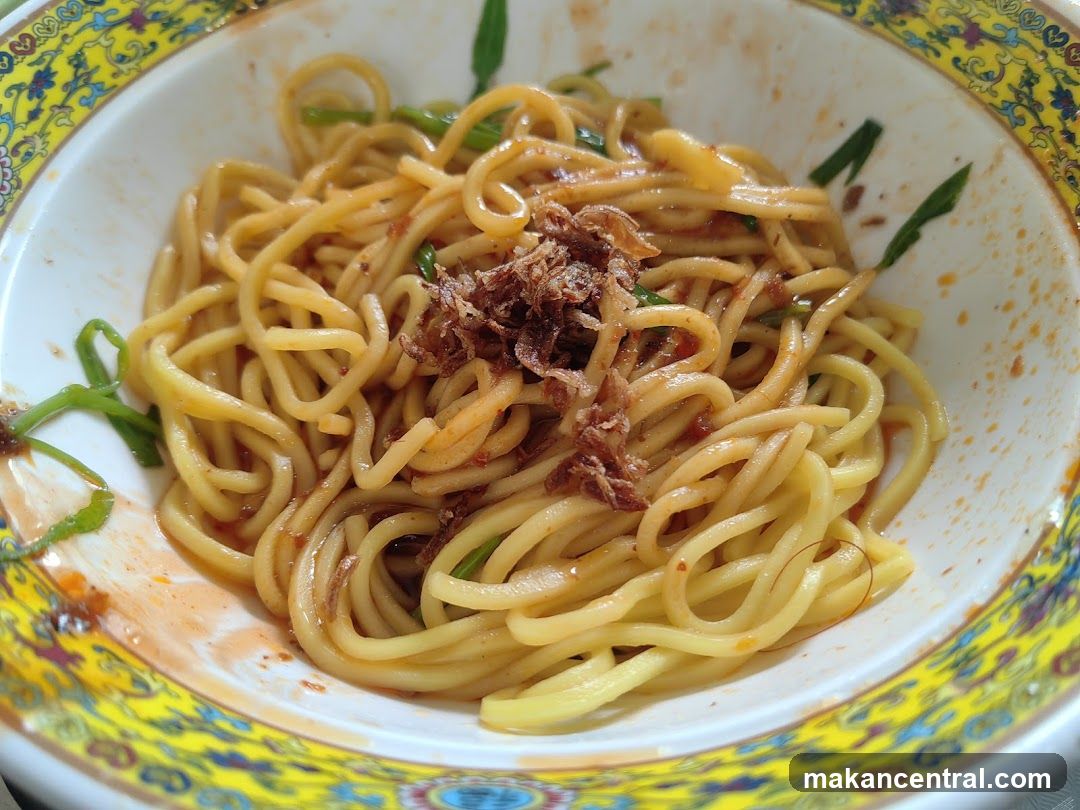 Noodles in a bowl