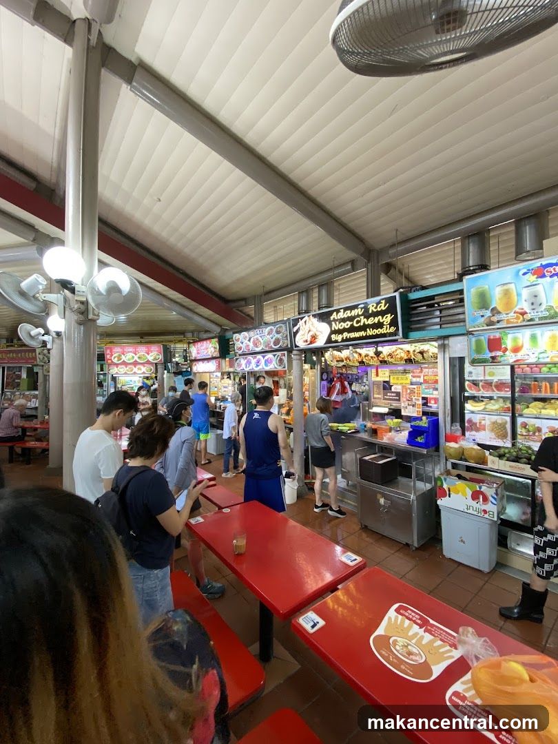 Food Stall with Customers