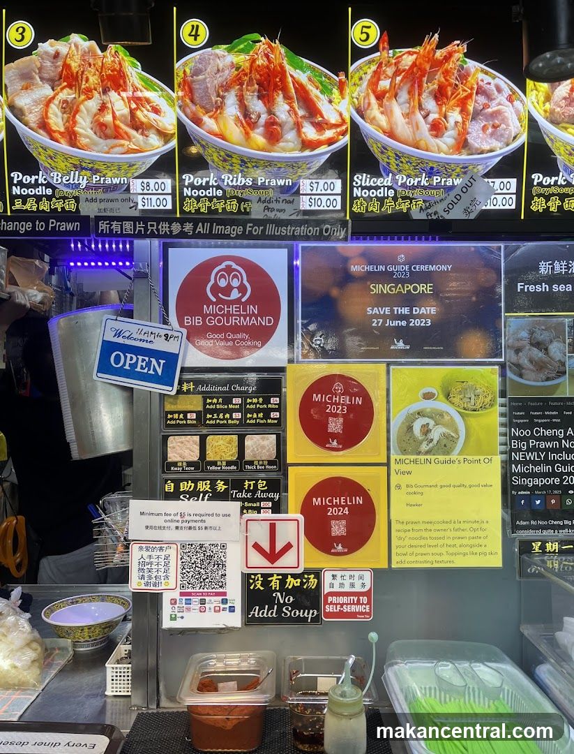 Michelin Bib Gourmand Hawker Stall