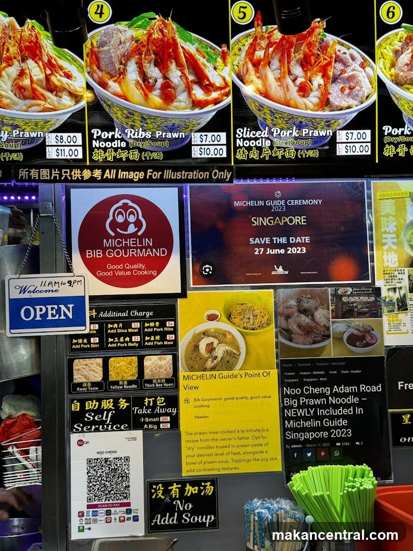 Michelin Guide Recognition for Big Prawn Noodle