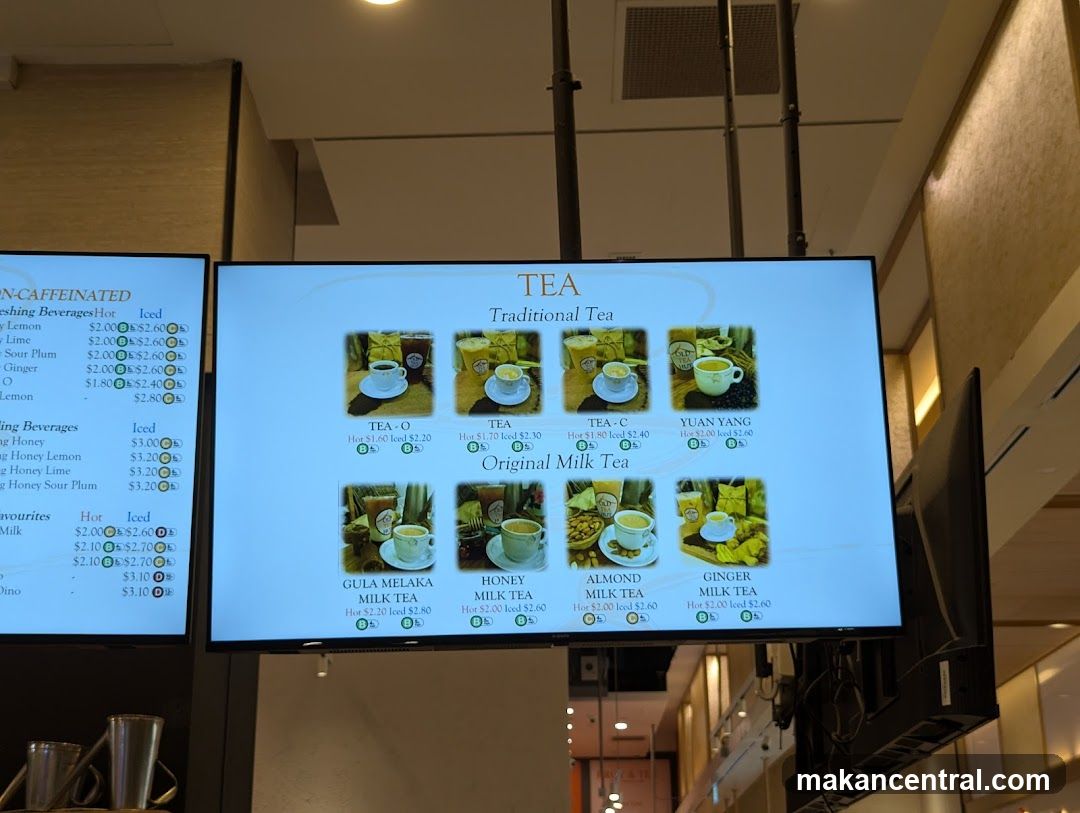 Tea Menu