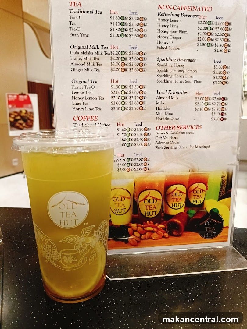 Old Tea Hut Menu