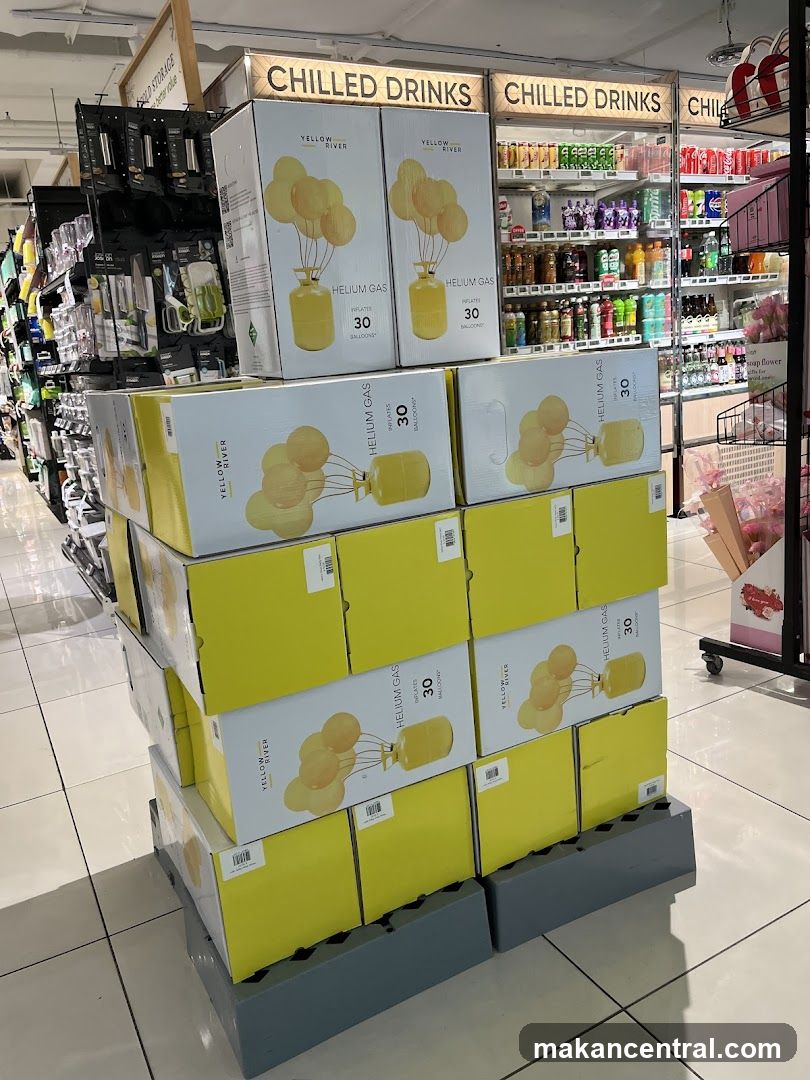 Helium Gas Display