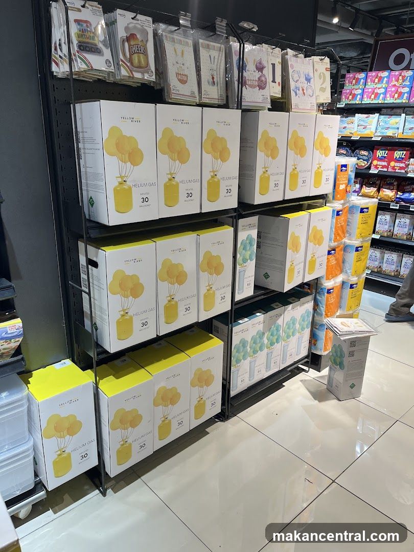 Helium Gas and Party Supplies