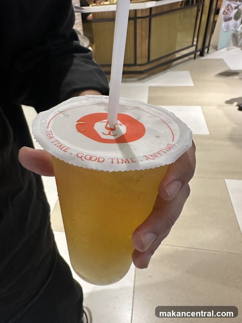 Beverage with Logo Lid