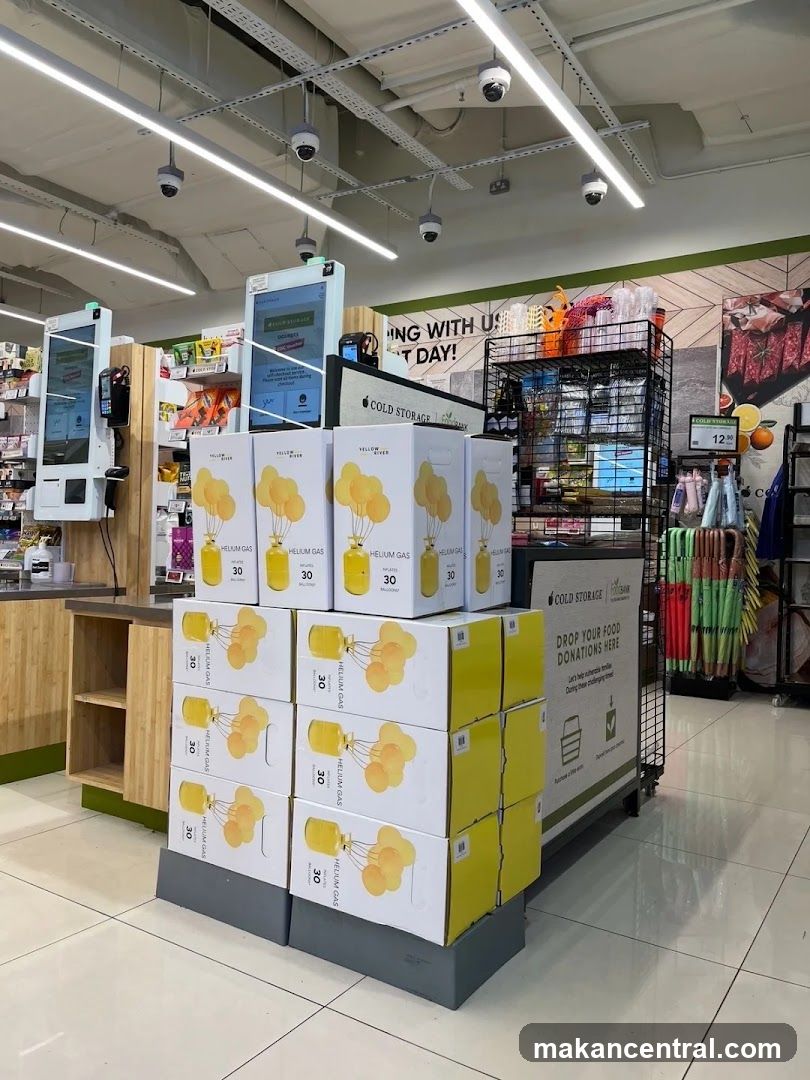 Helium Gas Display