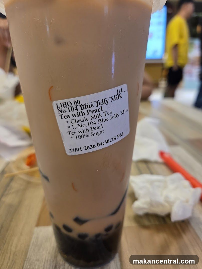 Bubble Tea Order Sticker