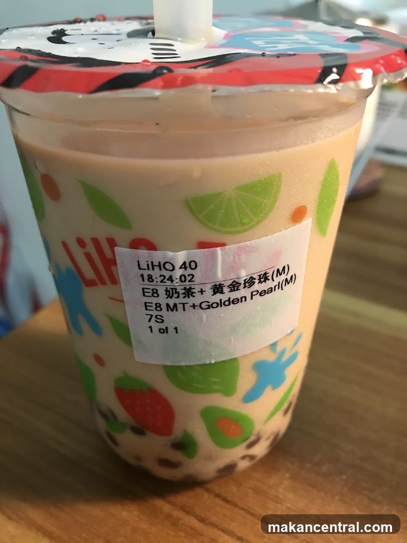 Bubble Tea with Golden Pearls