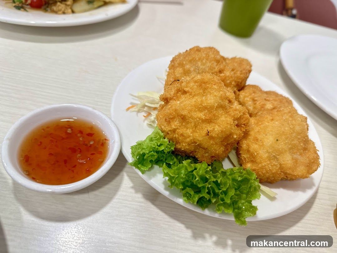 Fried Patties with Sweet Chili Sauce