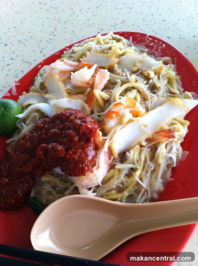 Noodles with Seafood and Chili Paste