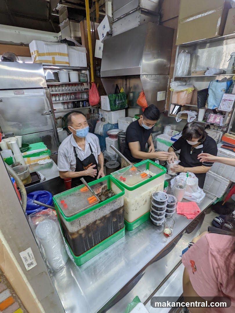 Beverage Stall Staff Preparing Drinks