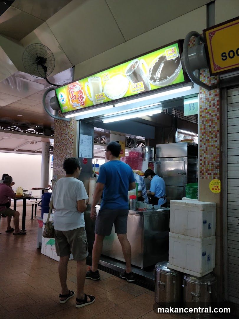 Dessert Stall with Customers