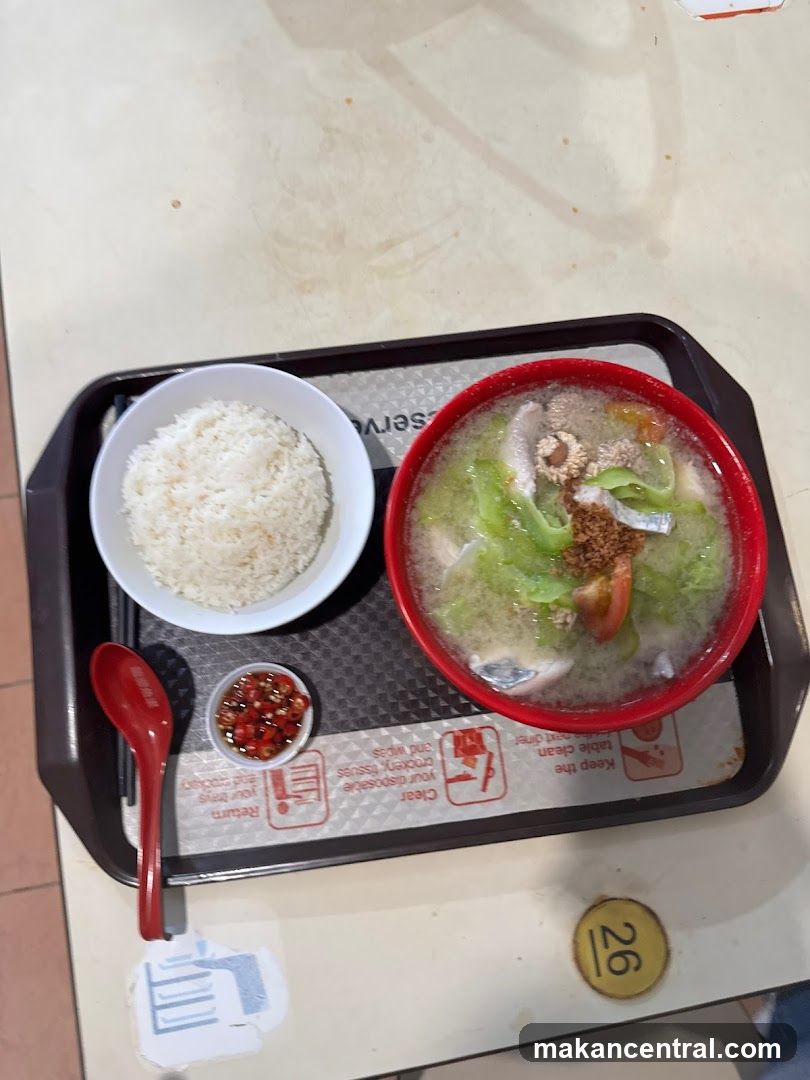 Long Yuan Fish Meat Soup + Steamed Fish