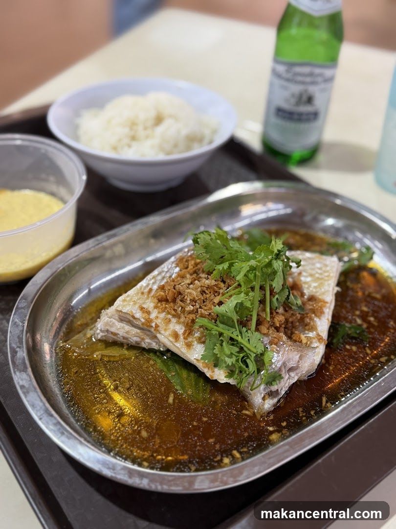 Long Yuan Fish Meat Soup + Steamed Fish