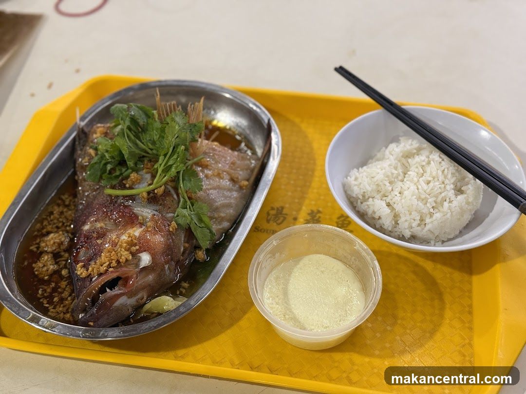 Steamed Fish with Rice