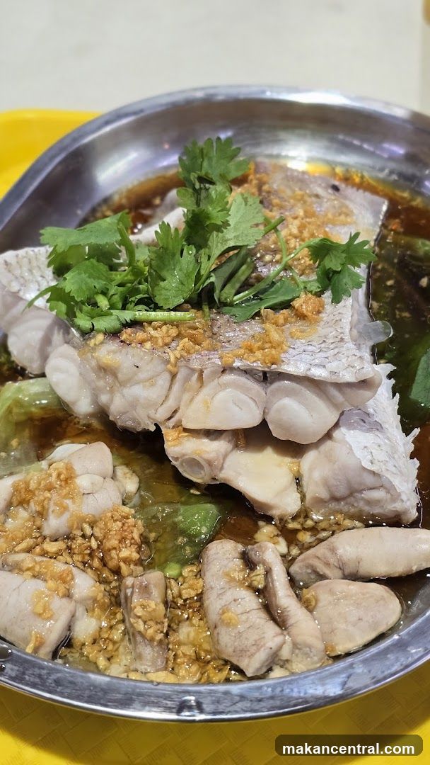 Steamed Fish with Roe