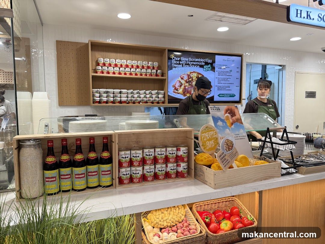 Cafe Counter with Food Display