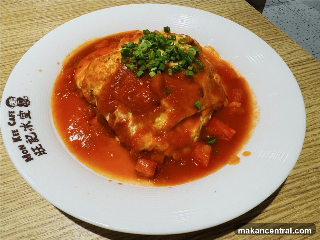 Omelette with Tomato Sauce