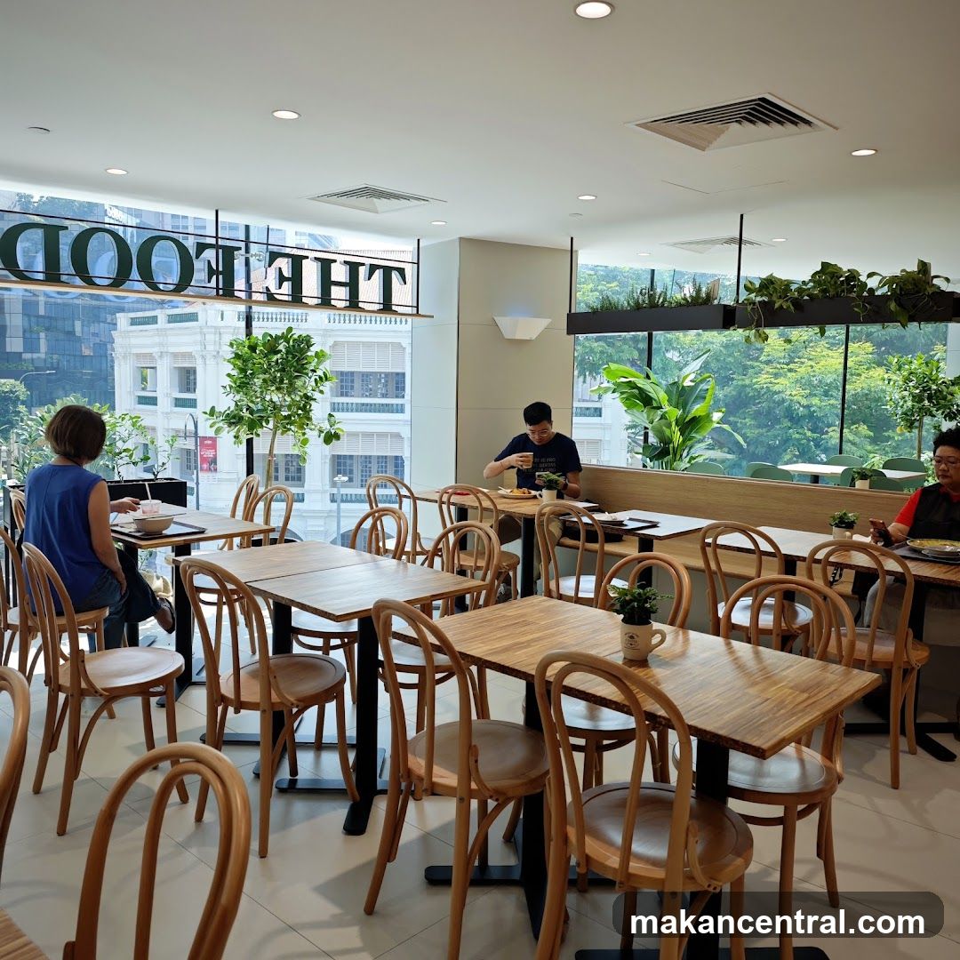 Restaurant Interior with Diners