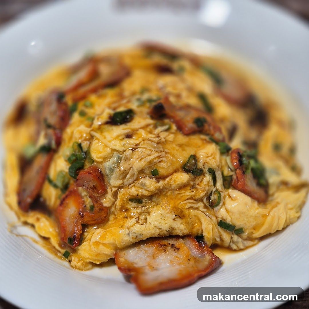 Omelet with Char Siu Pork