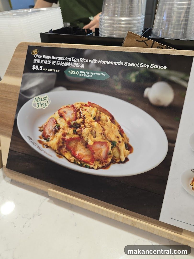 Char Siew Scrambled Egg Rice with Homemade Sweet Soy Sauce