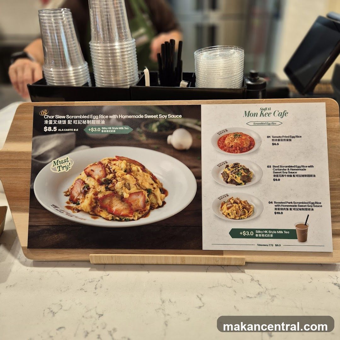 Mon Kee Cafe Scrambled Egg Rice