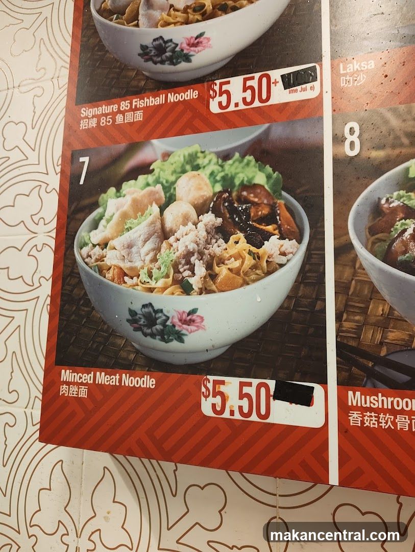 Menu Items