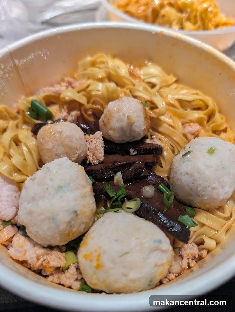 Noodles with Meatballs