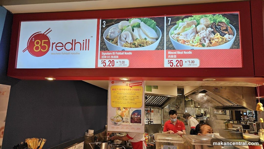 Food stall menu