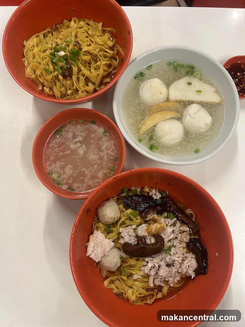 Noodles and Fishball Soup