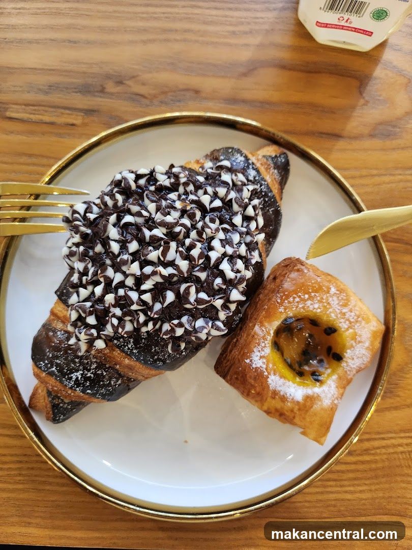 Chocolate Croissant and Pastry