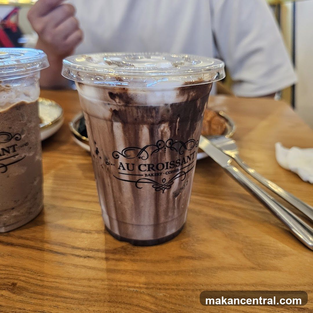 Chocolate Drink with Bakery Logo
