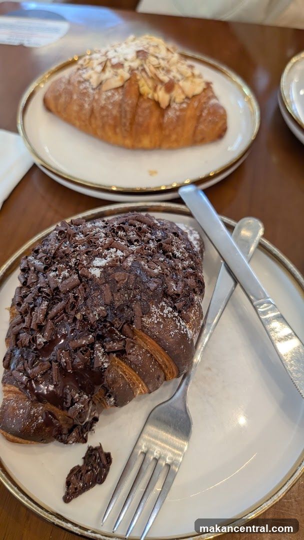 Croissants on Plates