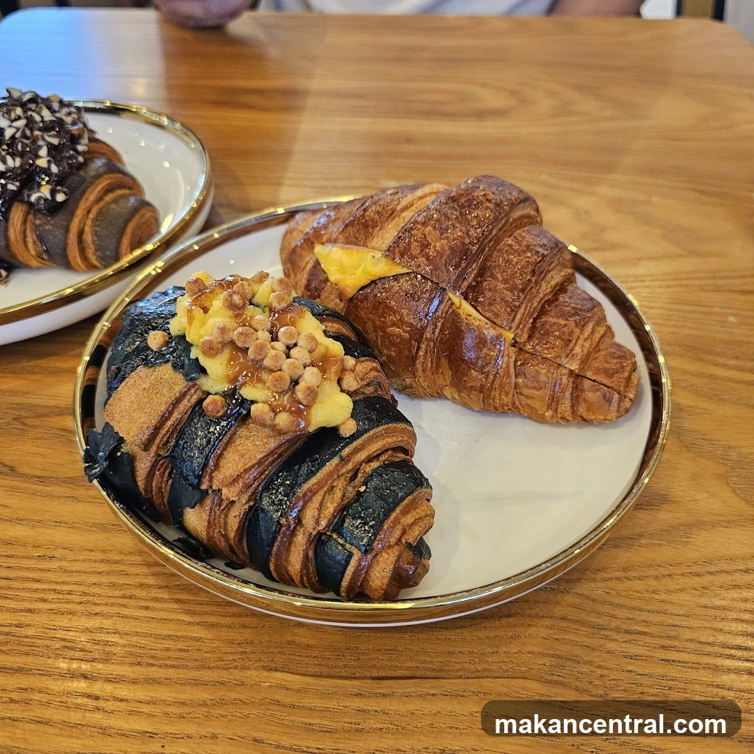 Croissants on a Plate