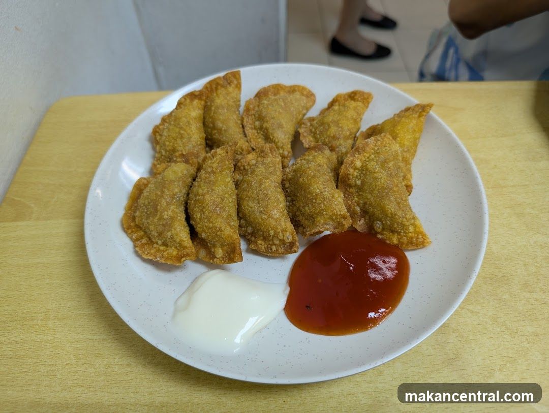 Fried Dumplings with Sauces