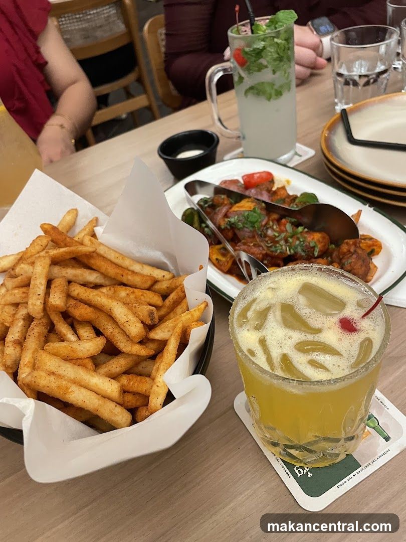 Table with Food and Drinks