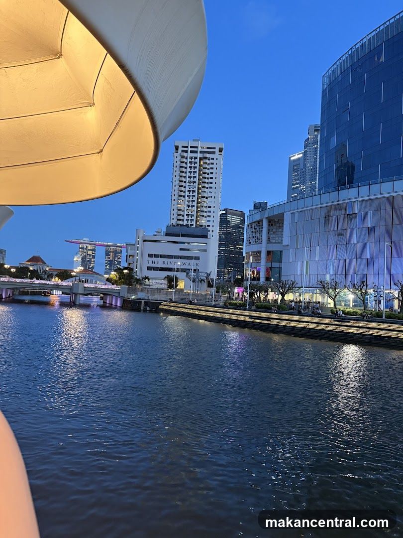 Riverfront Cityscape at Dusk