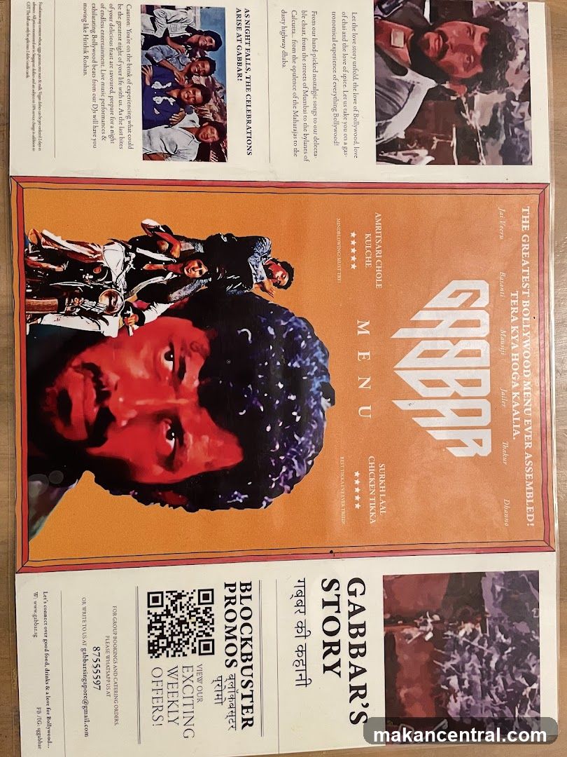 Gabbar's Menu