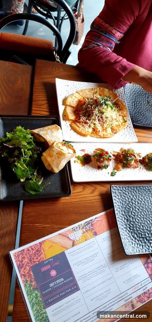Gabbar Bistro Bar Menu
