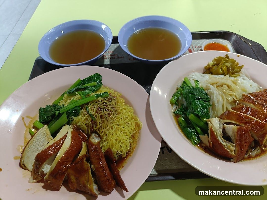 Chicken Rice and Noodles
