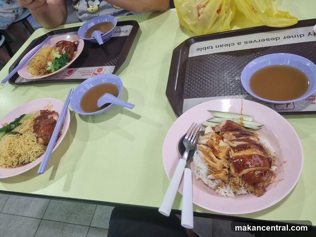 Chicken Rice and Noodles