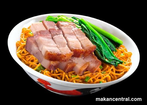 Noodles with Roasted Pork and Greens