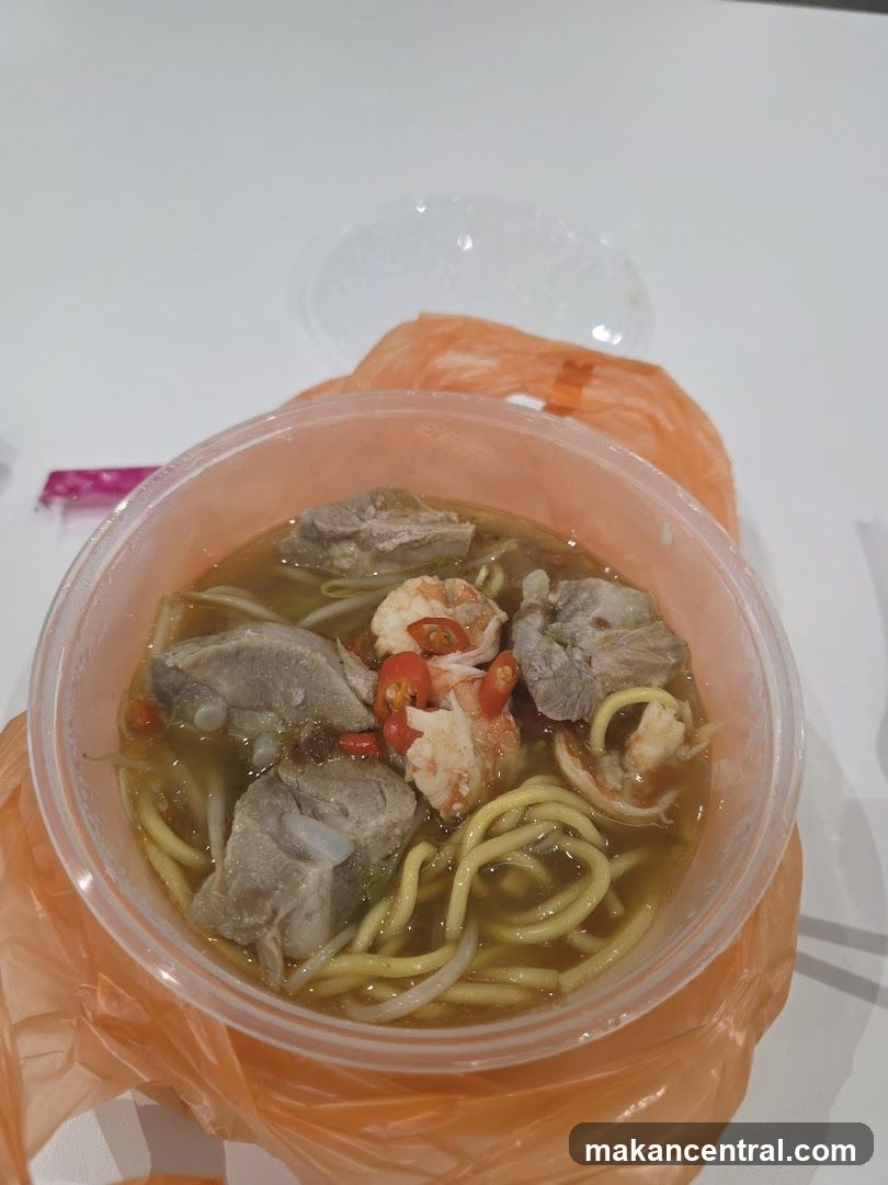 Noodle Soup with Pork and Shrimp